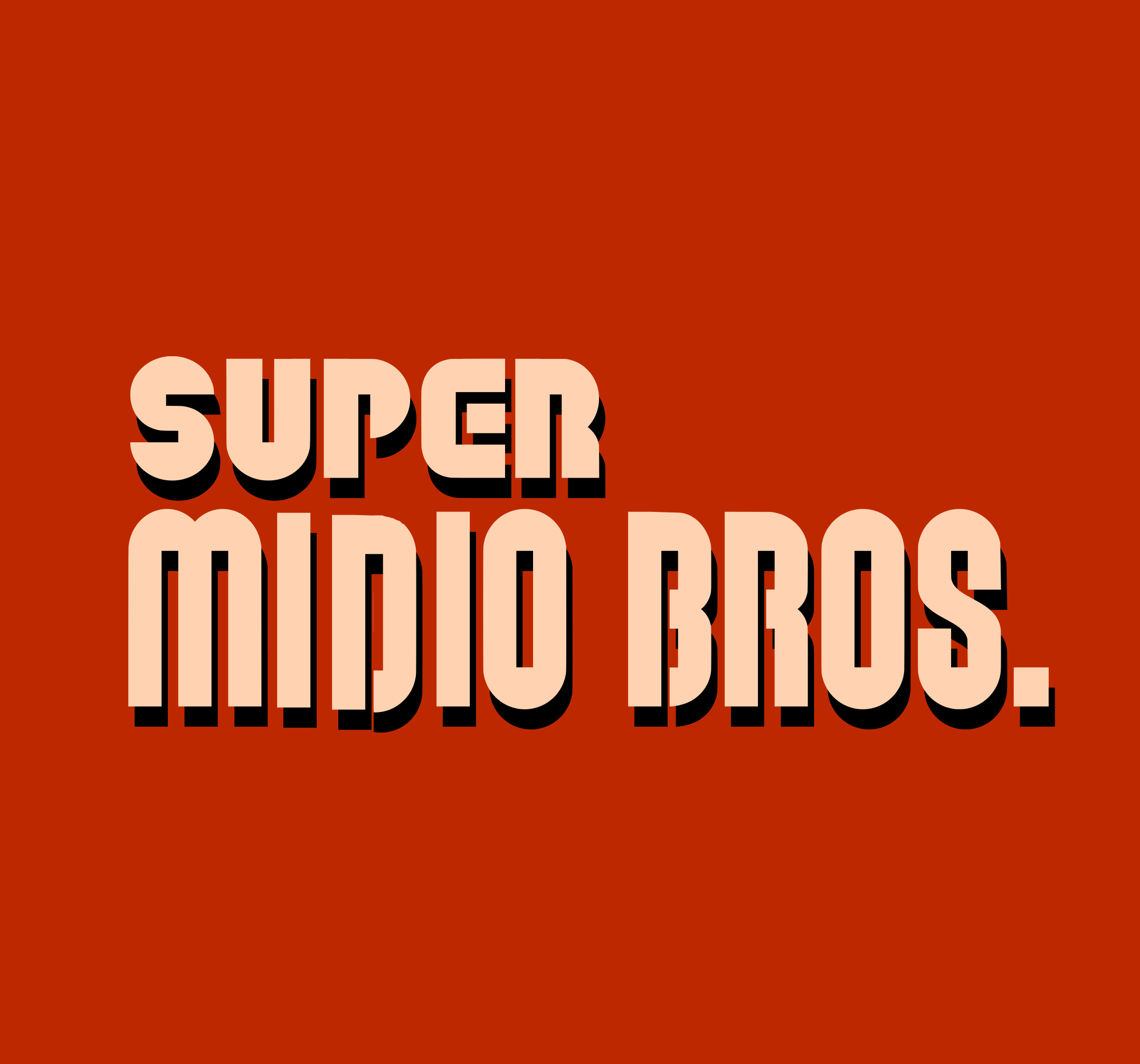 Super MIDIo Bros project card background picture